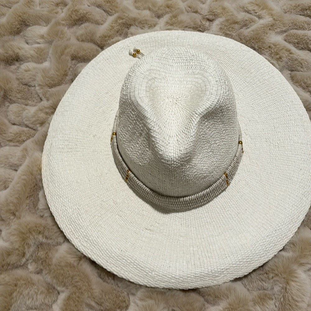 Nikki Beach never worn white summer, vacation hat